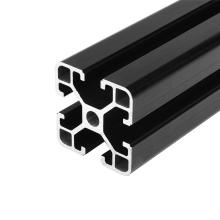 Factory T Slot V Slot Aluminum Extrusion Profiles 2020 3030 4040 4080 Custom Black Industrial Frame China Supplier